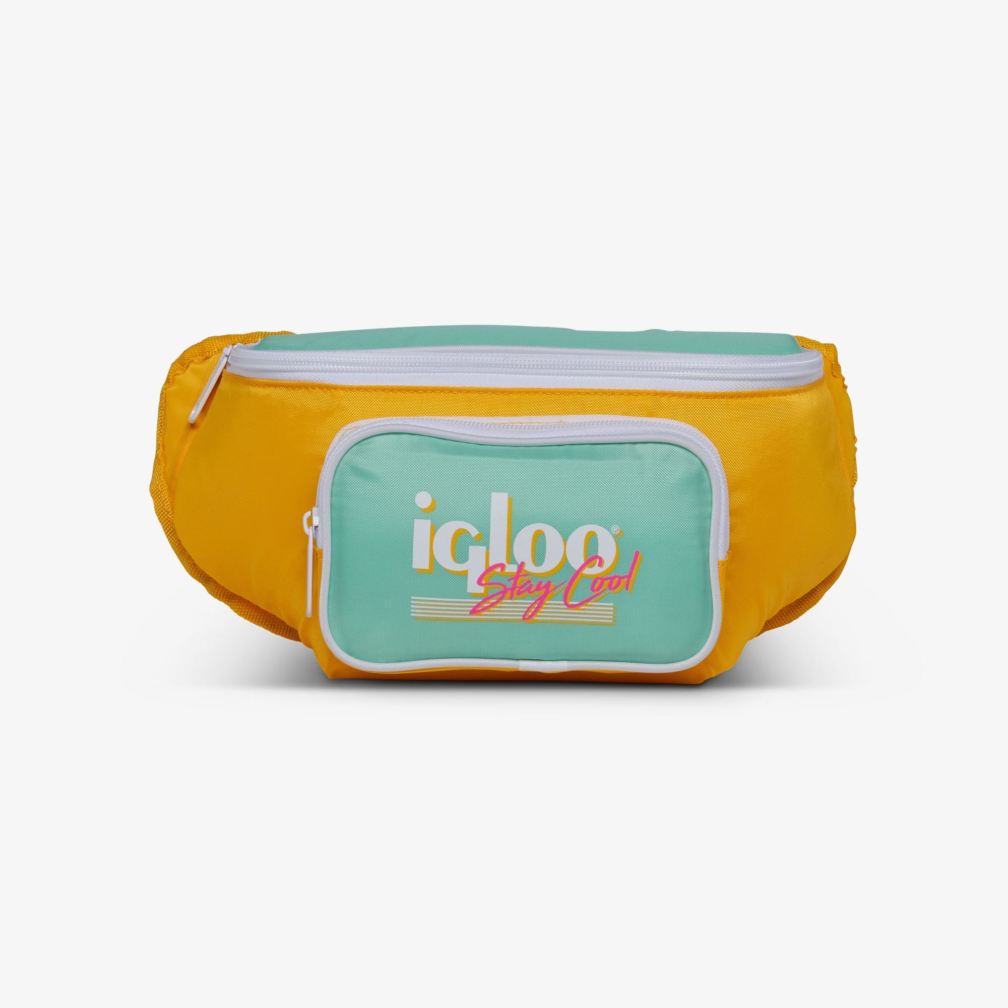 Retro Fanny Pack H8 - Yellow - Front View