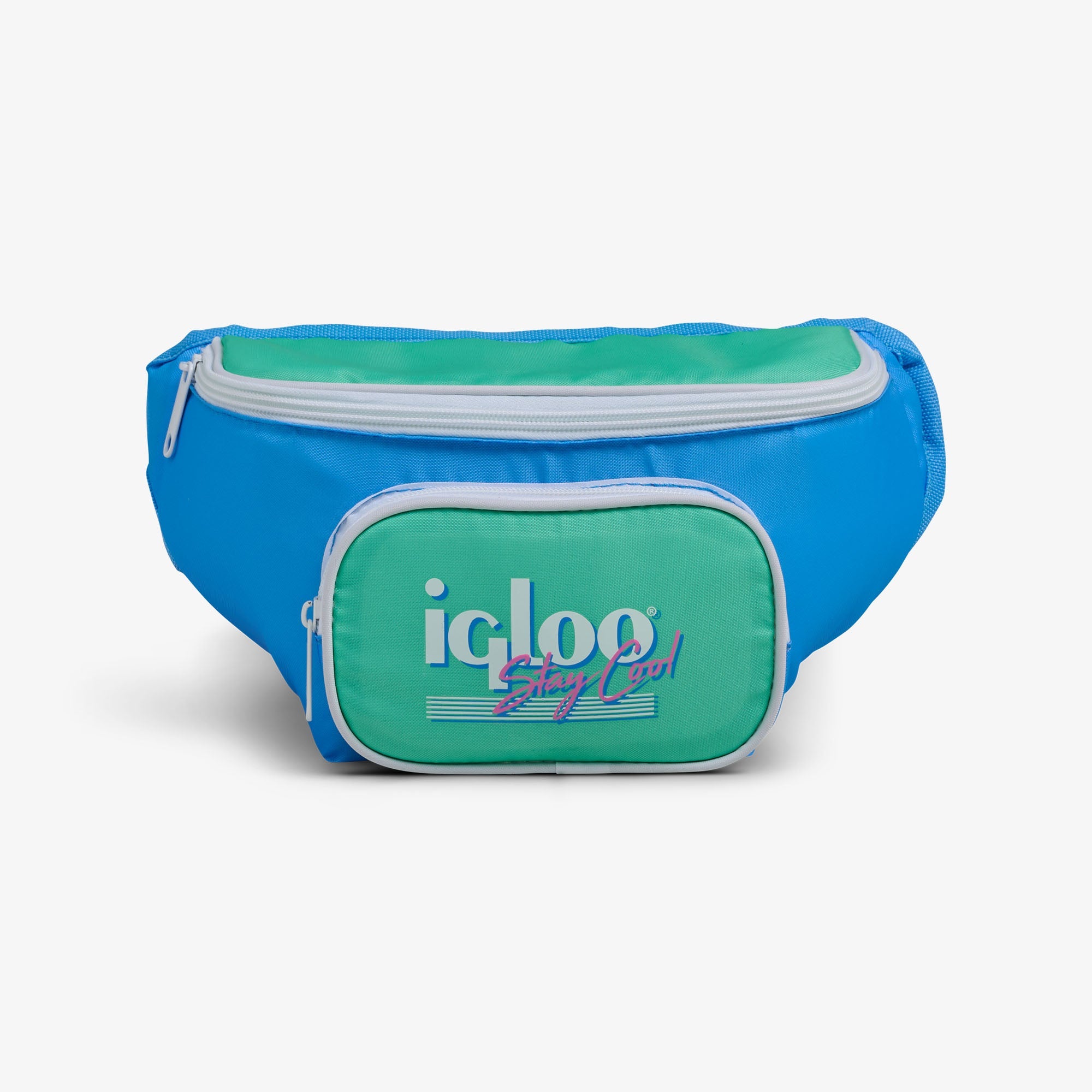 Retro Fanny Pack H8 - Carolina Blue - Front View