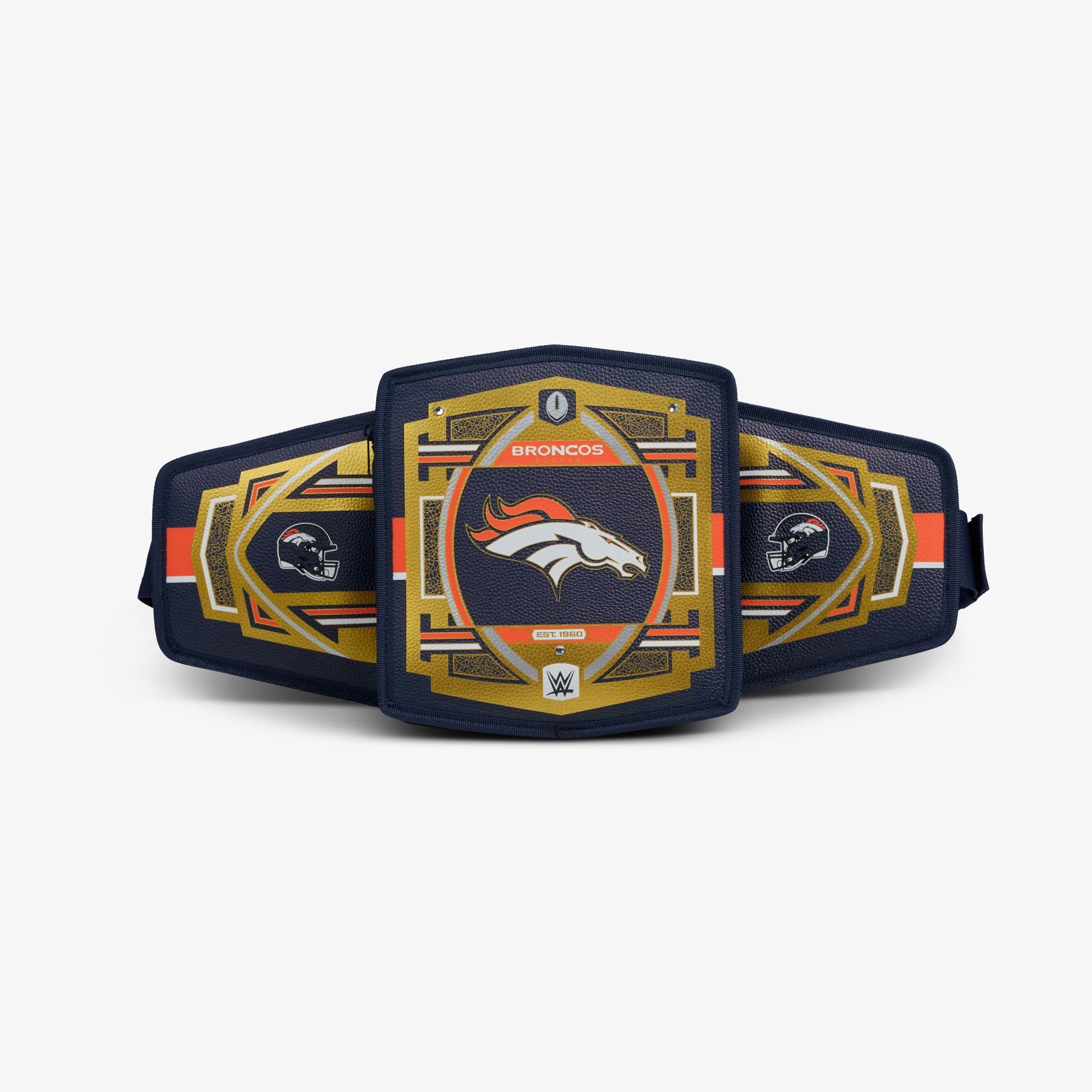 NFL WWE Cooler Fanny Pack J6 - Broncos - Front View