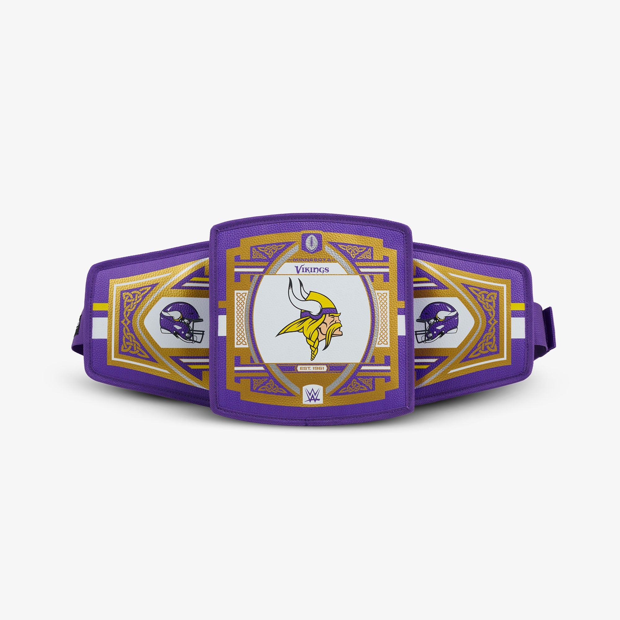 NFL WWE Cooler Fanny Pack J6 - Vikings - Front View