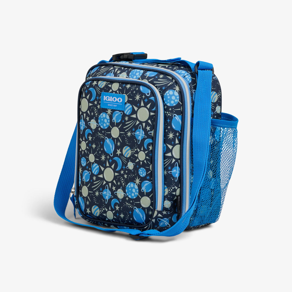 Kids Lunch Glow Vertical Cooler + Bento Box R2 - Cosmic Glow - Product View
