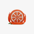 Citrus Crossbody Cooler Bag L8 - Orange - Front View