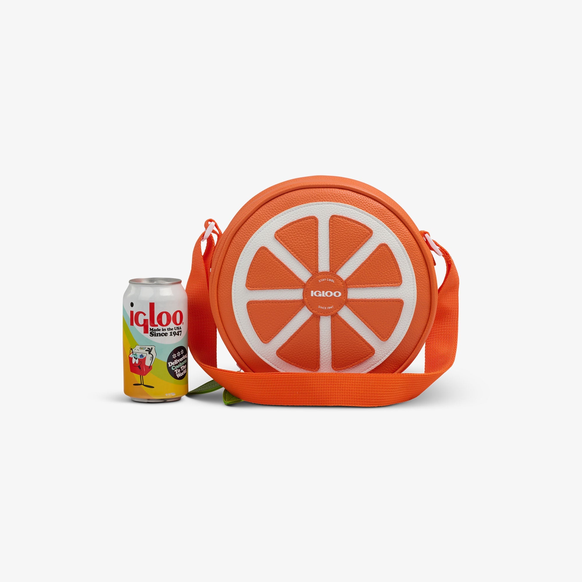 Citrus Crossbody Cooler Bag L8 - Orange - Size View