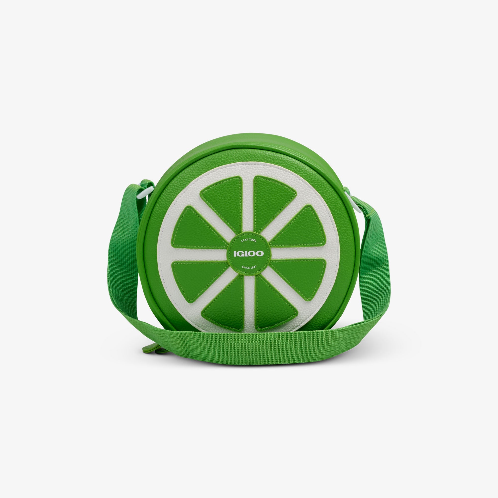 Citrus Crossbody Cooler Bag L8 - Lime - Front View