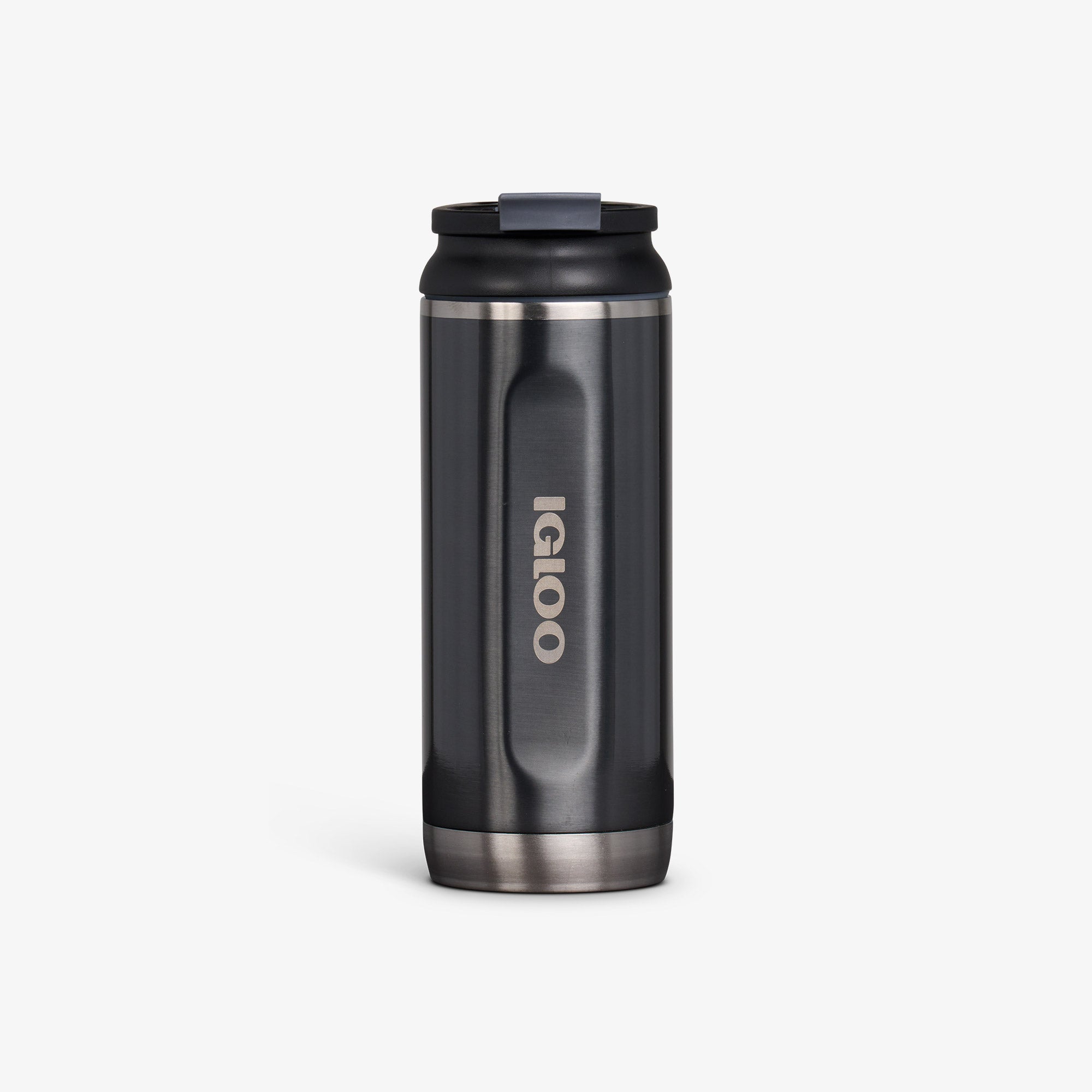 16 Oz Flip ‘n’ Sip Tumbler L9 - Gloss Carbonite - Front View