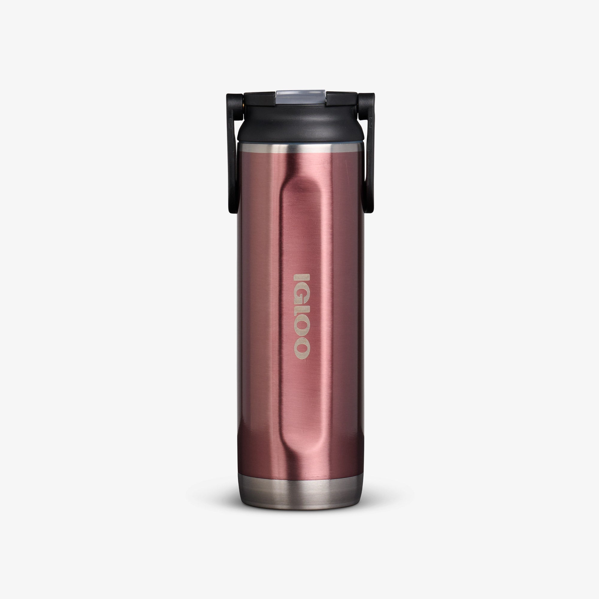 20 Oz Sport Sipper Bottle V9 - Gloss Flamingo - Front View