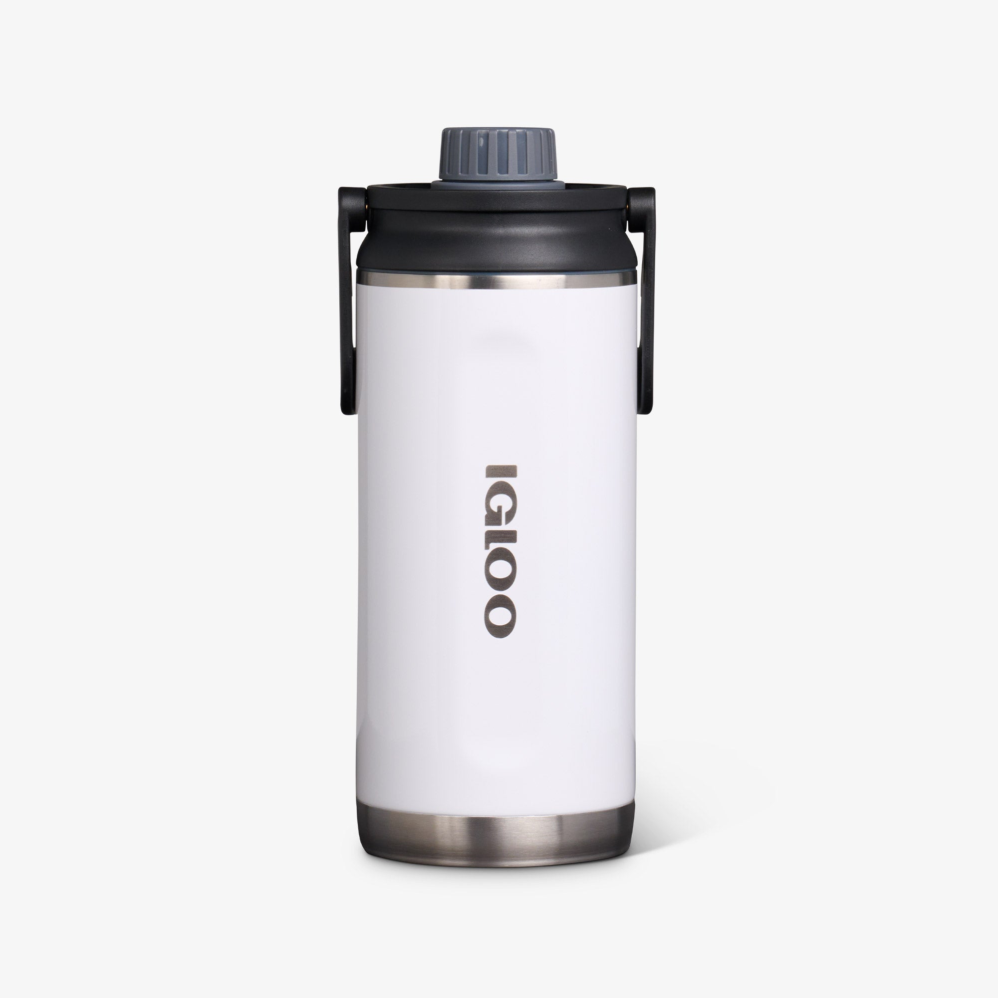 36 Oz Twist ‘n’ Chug Bottle B3 - Gloss White - Front View