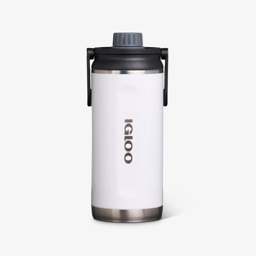 36 Oz Twist ‘n’ Chug Bottle B3 - Gloss White - Front View