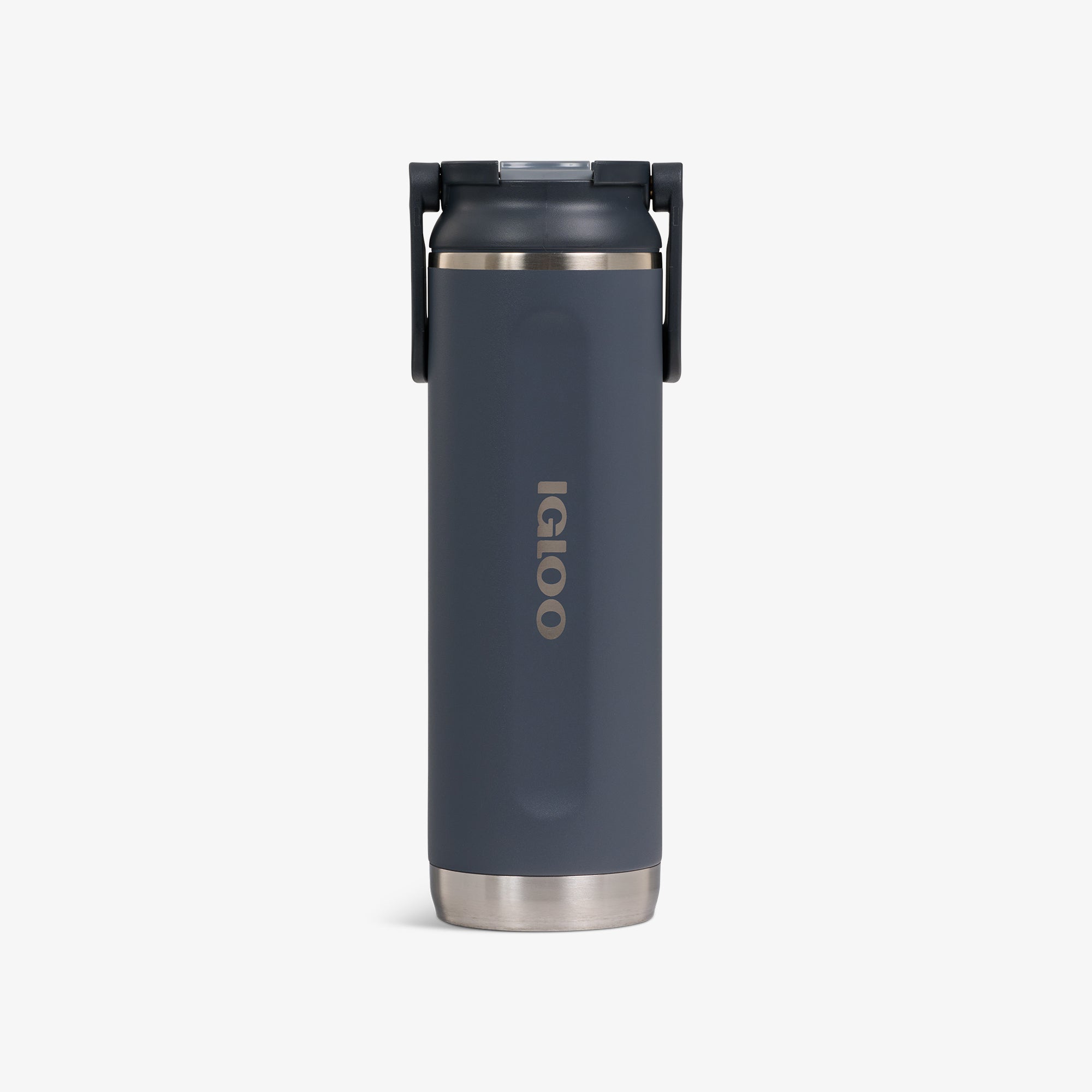 20 Oz Sport Sipper Bottle V9 - Carbonite - Front View