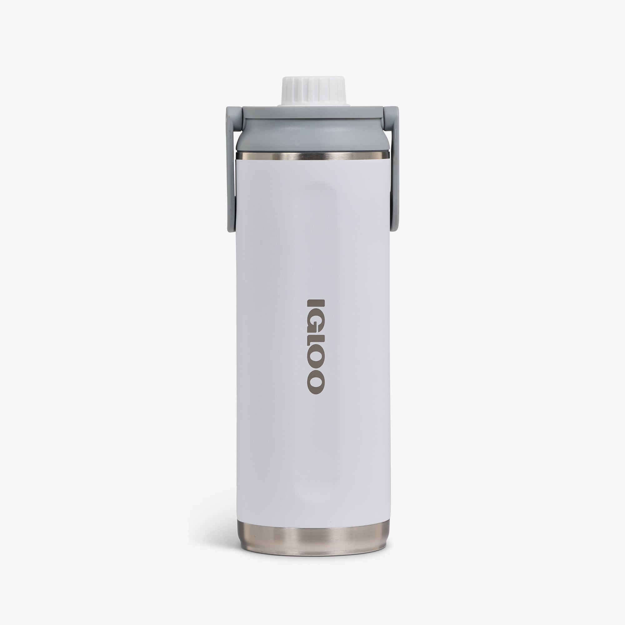 46 Oz Twist ‘n’ Chug Bottle S5 - White - Front View