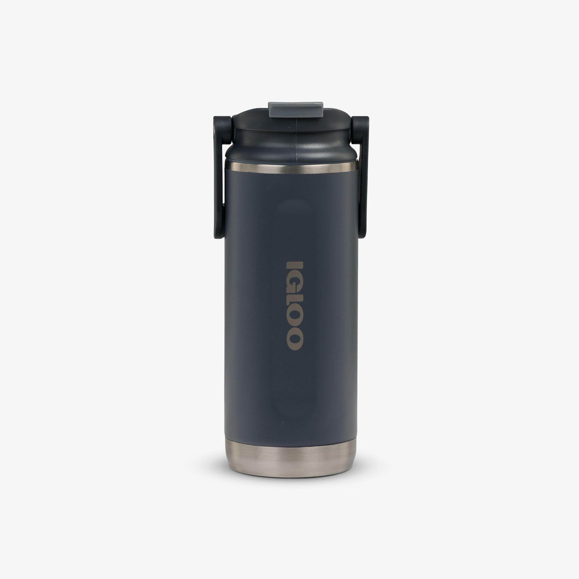 16 Oz Flip ‘n’ Sip Tumbler L9 - Carbonite - Front View