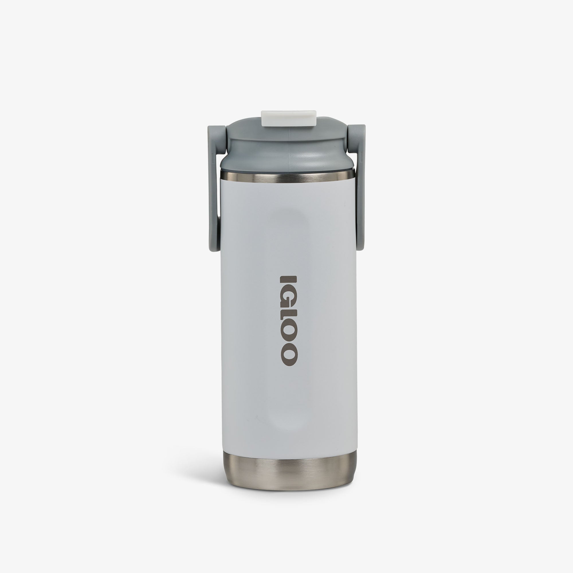 16 Oz Flip ‘n’ Sip Tumbler L9 - White - Front View