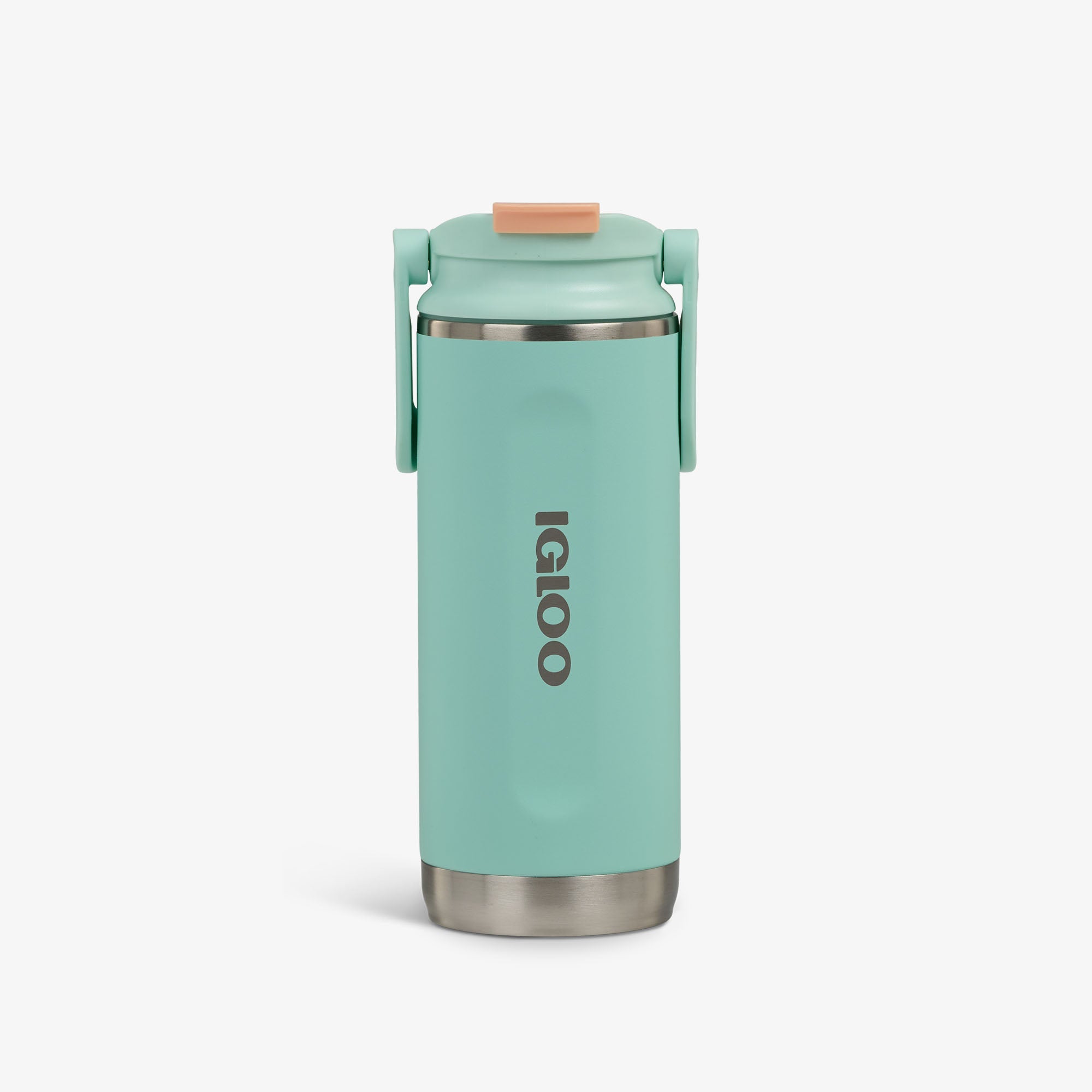16 Oz Flip ‘n’ Sip Tumbler L9 - Seafoam Green - Front View