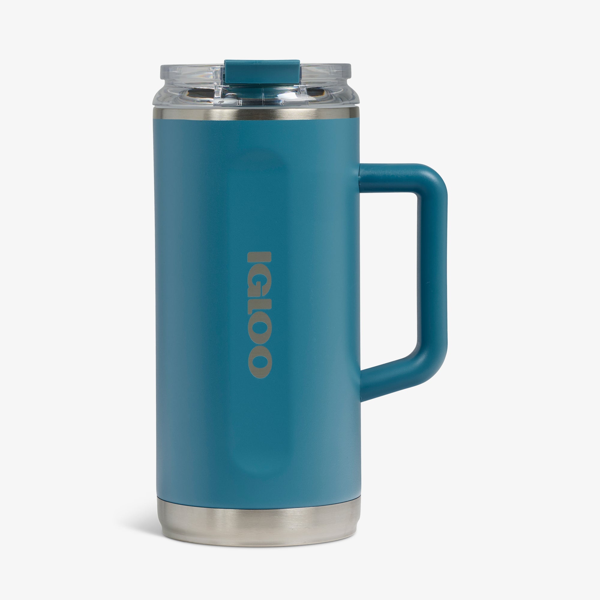 1L Beer Mug Y7 - Modern Blue - Front View