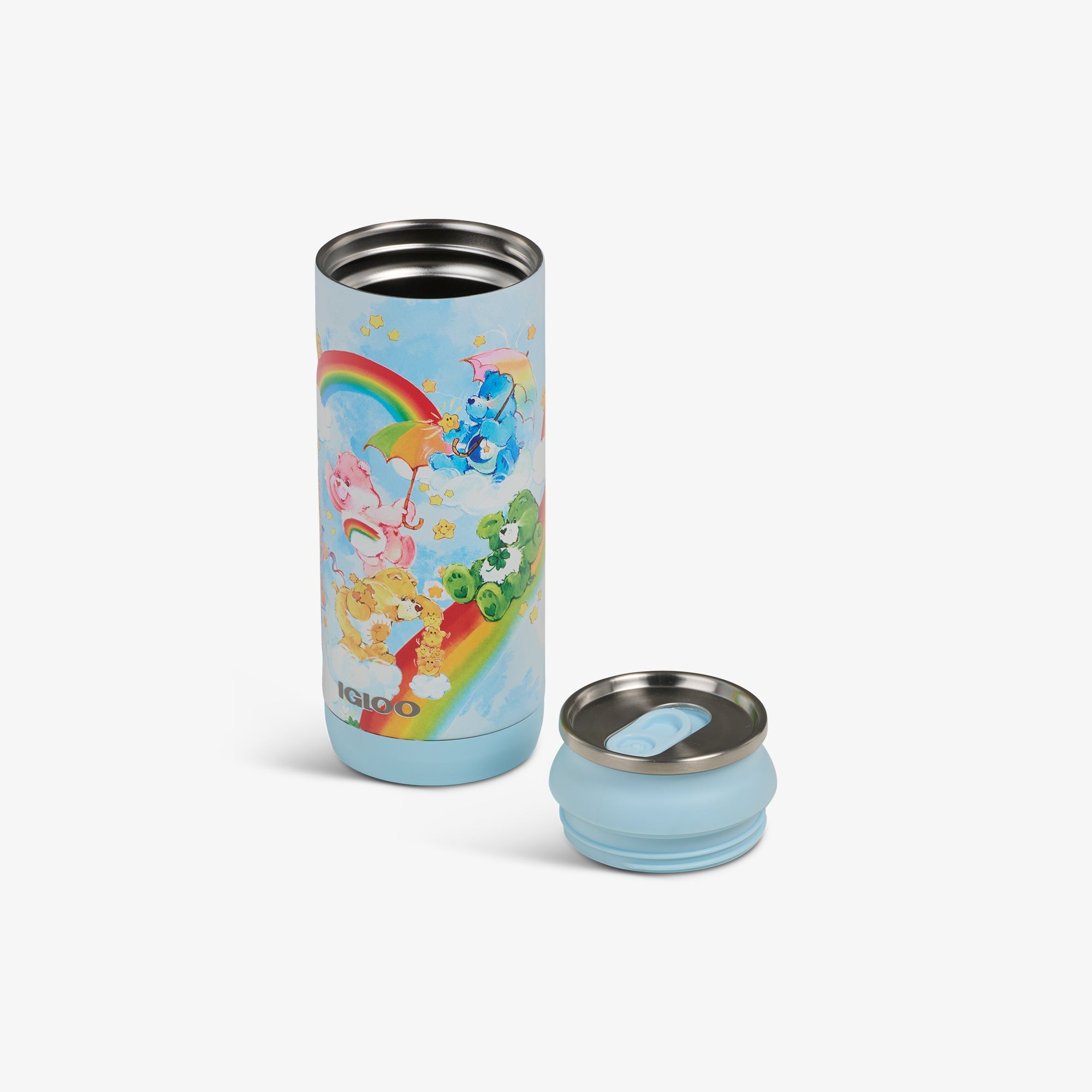 The Care Bears™ 16 Oz Can B6 - Blue - Open View