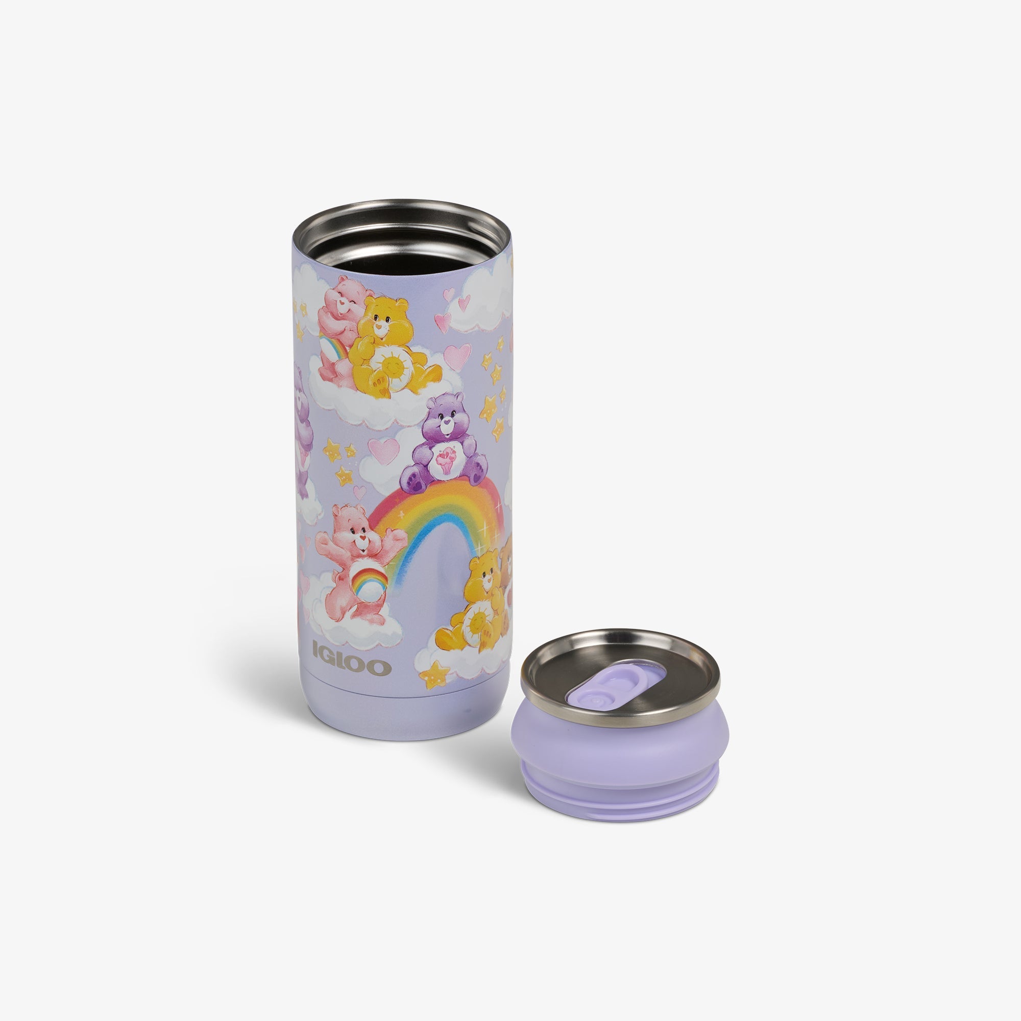 The Care Bears™ 16 Oz Can B6 - Purple - Open View