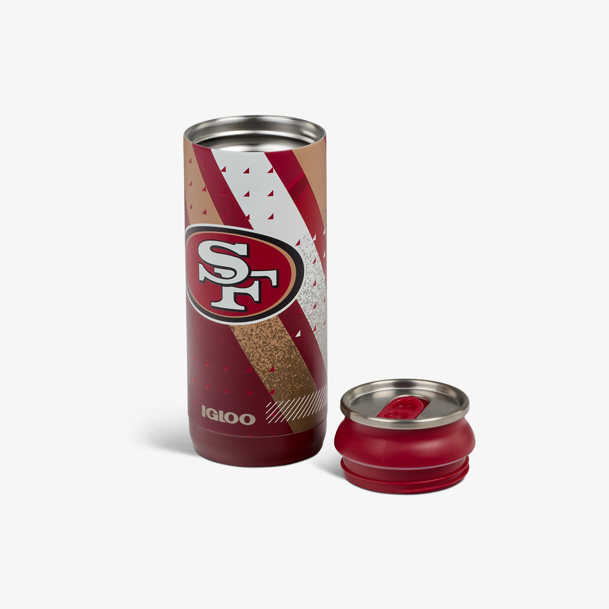 NFL 16 Oz Can F6 - 49ers - Open View