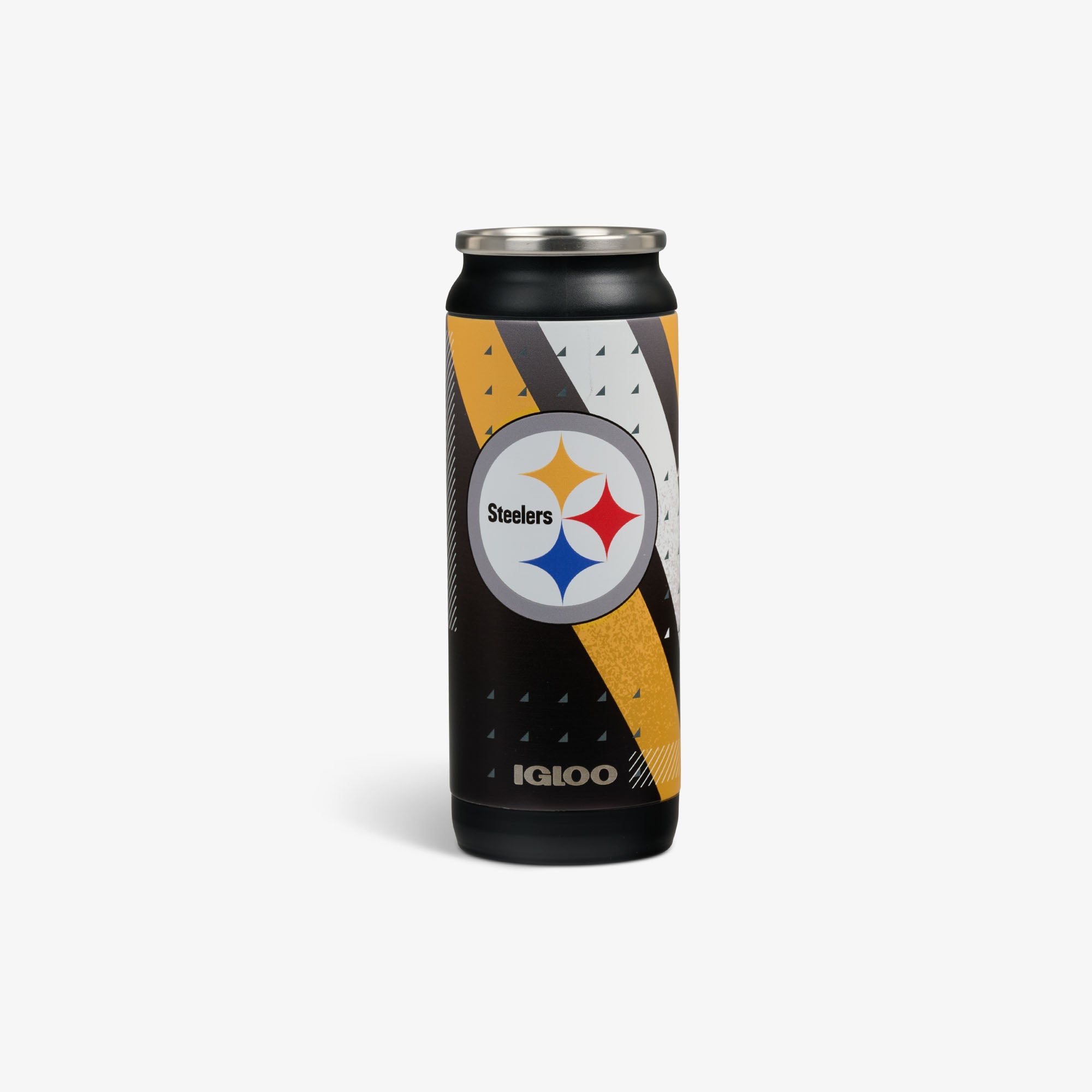 NFL 16 Oz Can F6 - Steelers - Front View