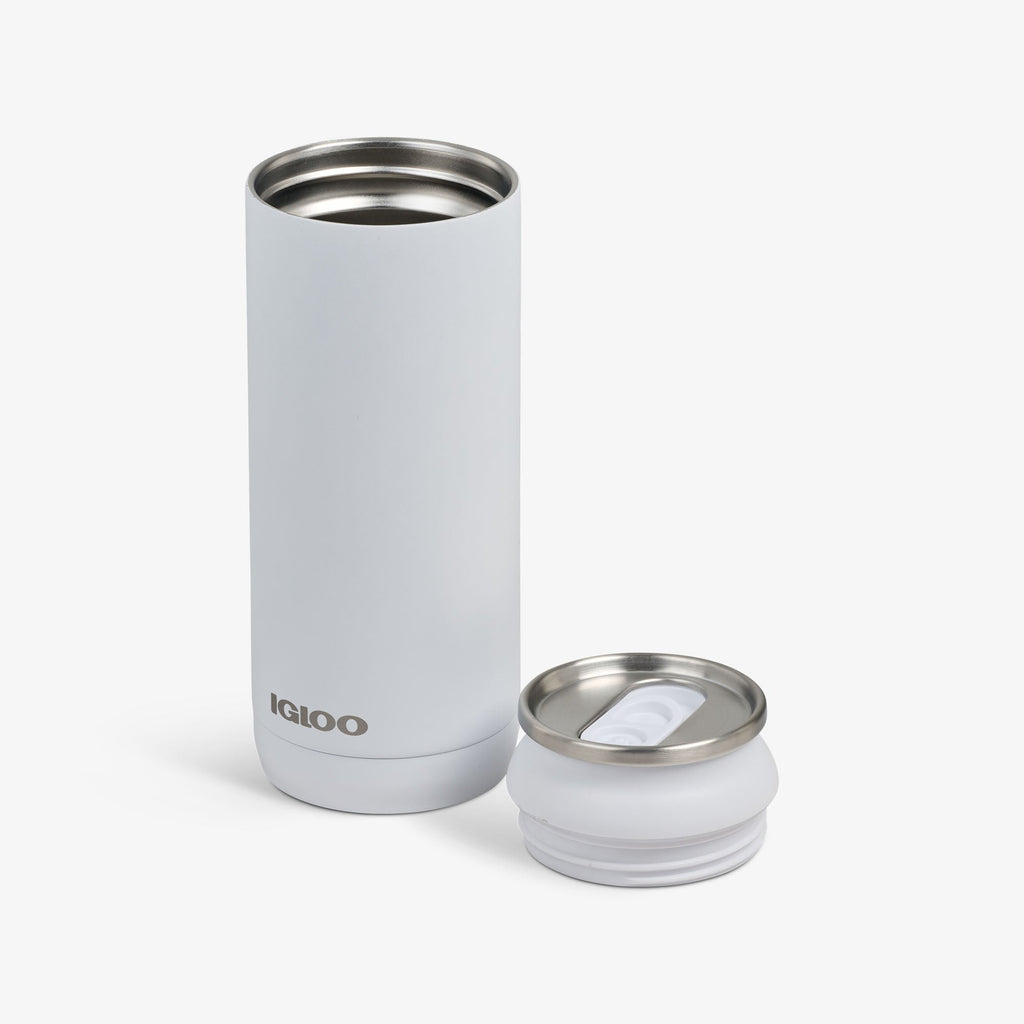 16 Oz Can H9 - White - Open View