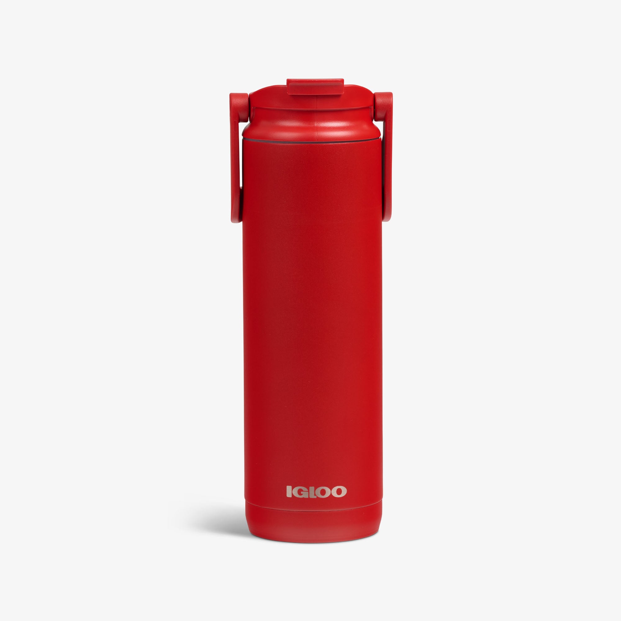 20 Oz Flip ‘n’ Sip Tumbler B8 - Red Heat - Custom - Front View