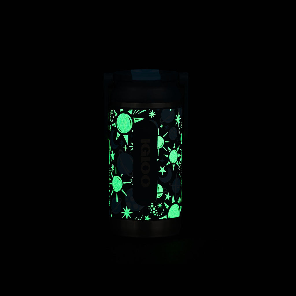 Kids Lunch Glow 12 Oz Sipper Bottle C1 - Cosmic Glow - Product View
