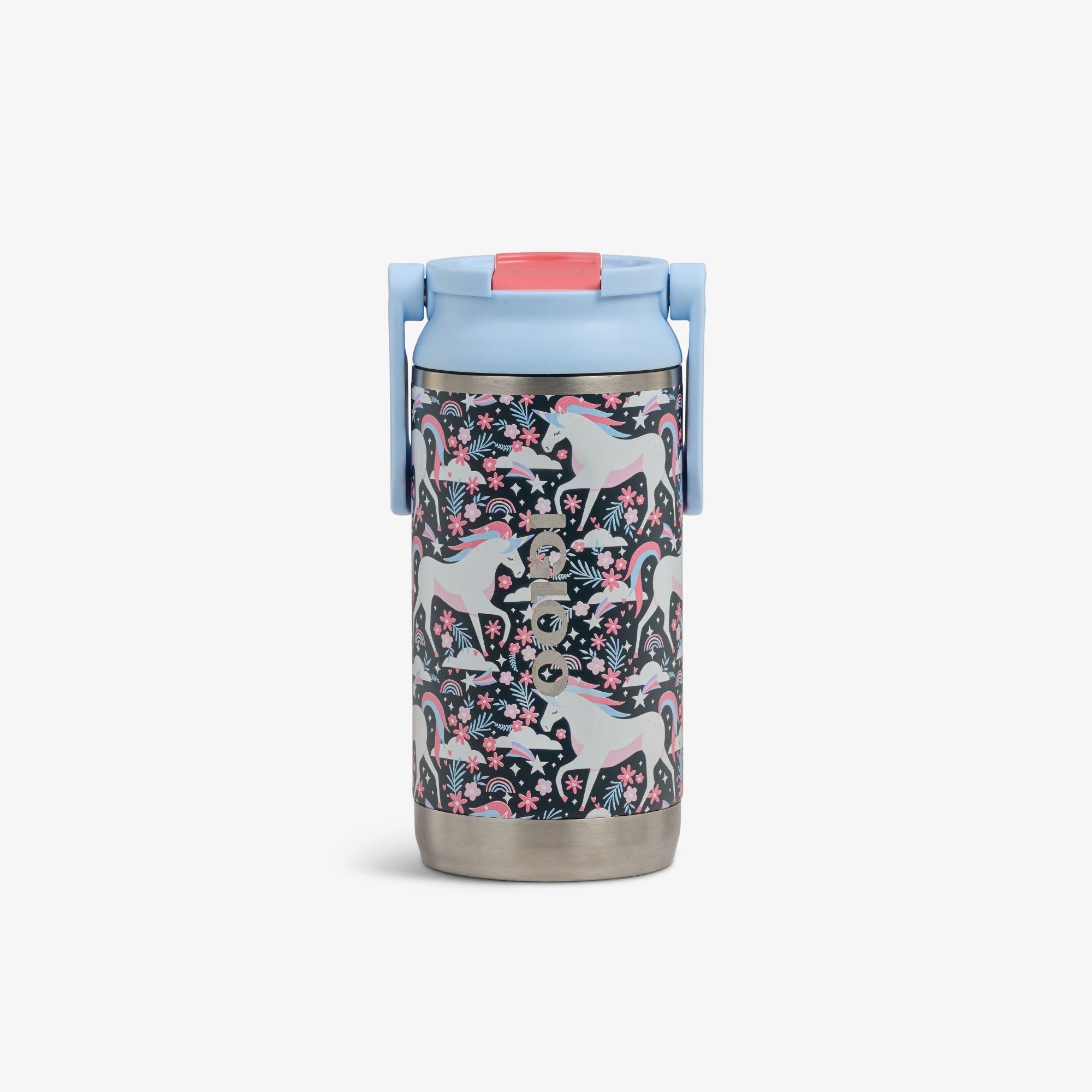 Kids Lunch 12 Oz Sipper Bottle G7 - Unicorns - Front View