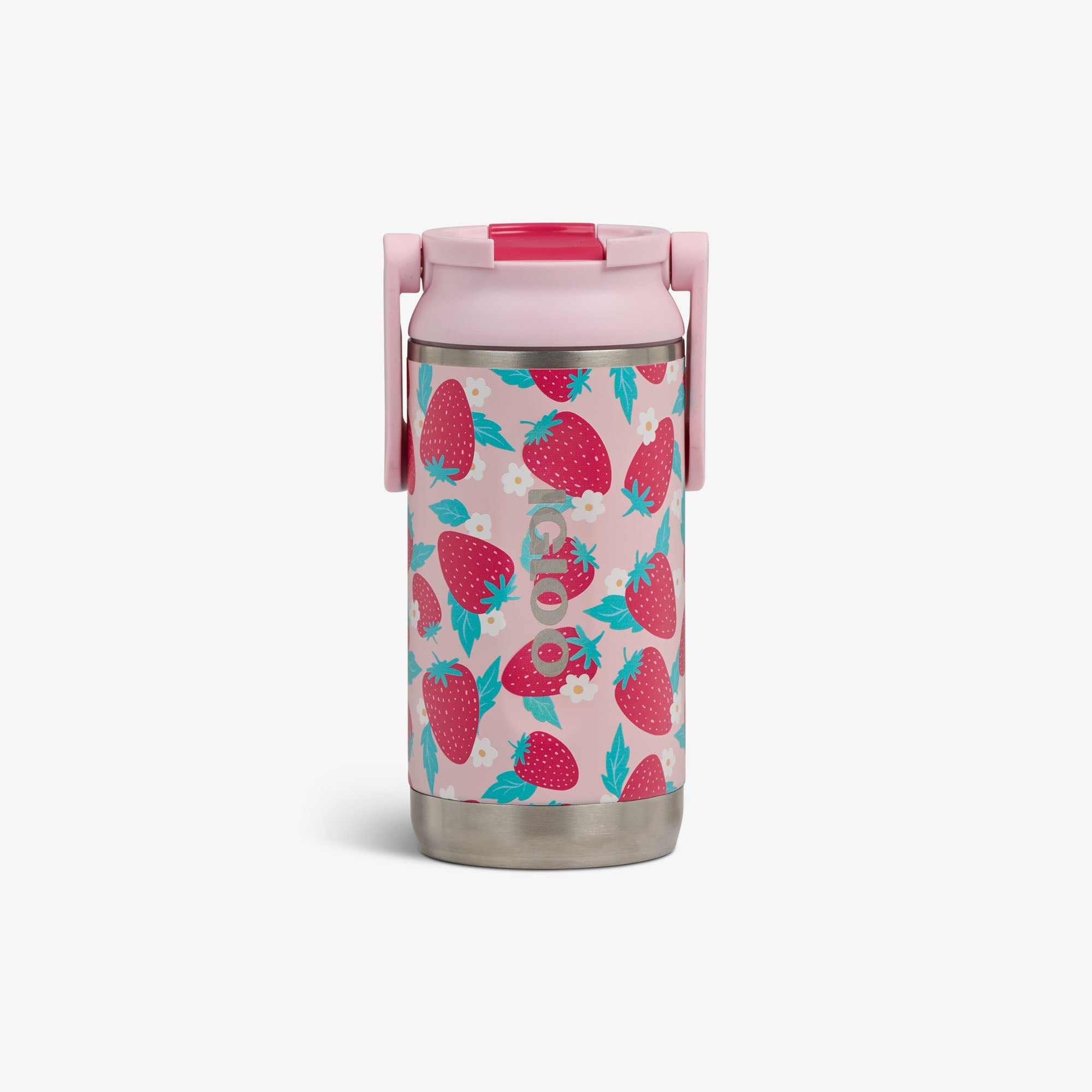 Kids Lunch 12 Oz Sipper Bottle G7 - Strawberries - Front View