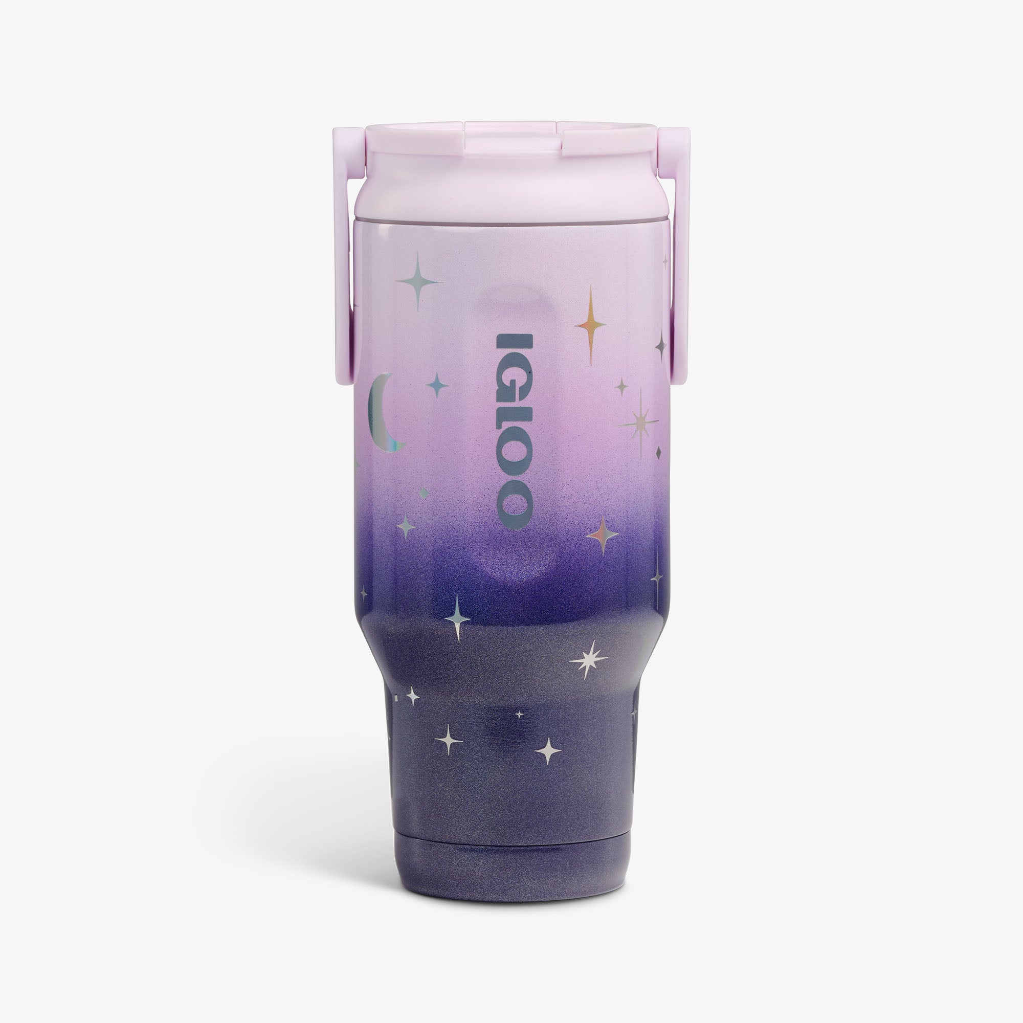 32 Oz Sport Sipper Bottle Q8 - Mystic Purple - Front View