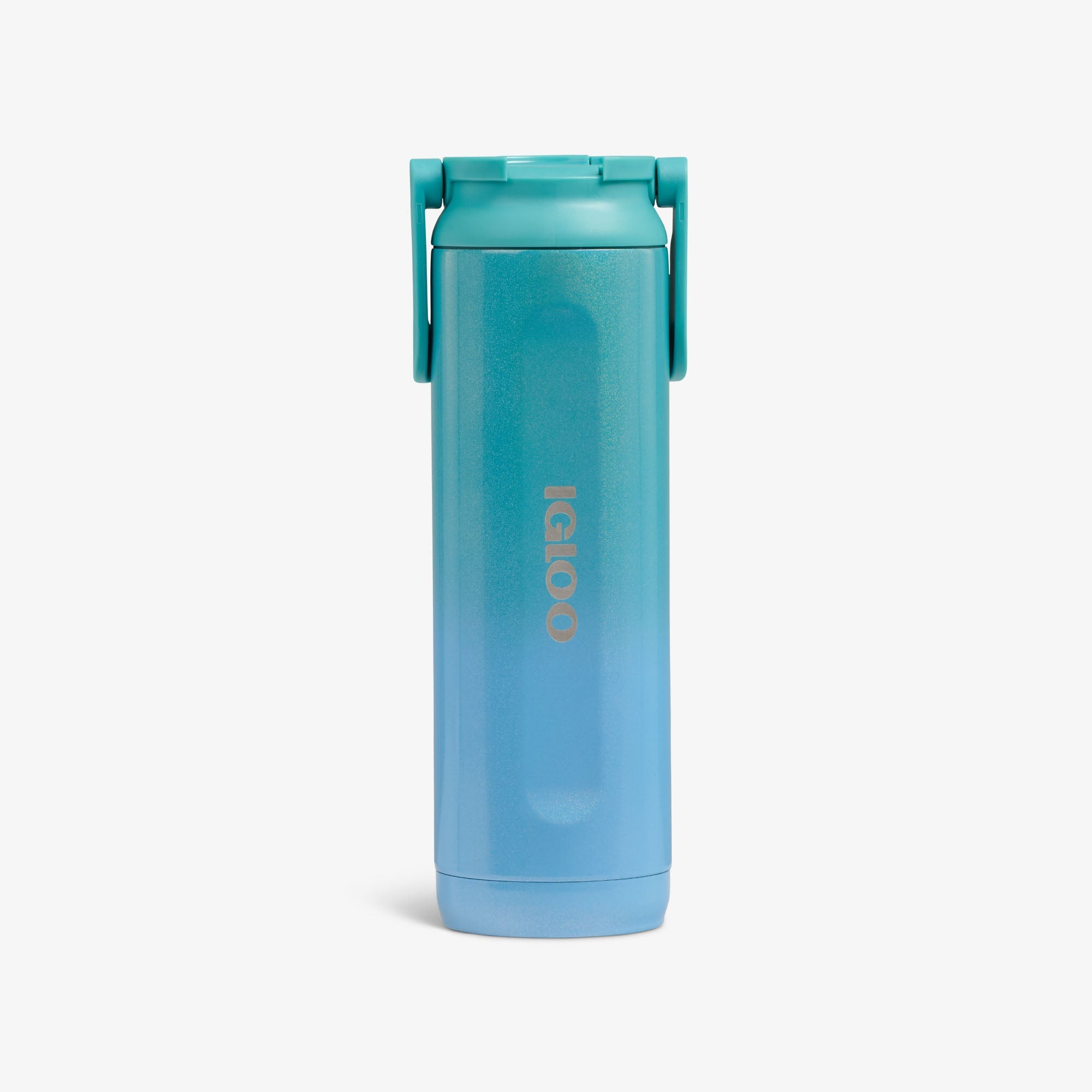 20 Oz Sport Sipper Bottle V9 - Gradient Teal - Front View
