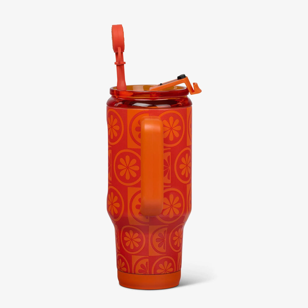 32 Oz Flip ‘n’ Sip Travel Mug C6 - Orange - Product View