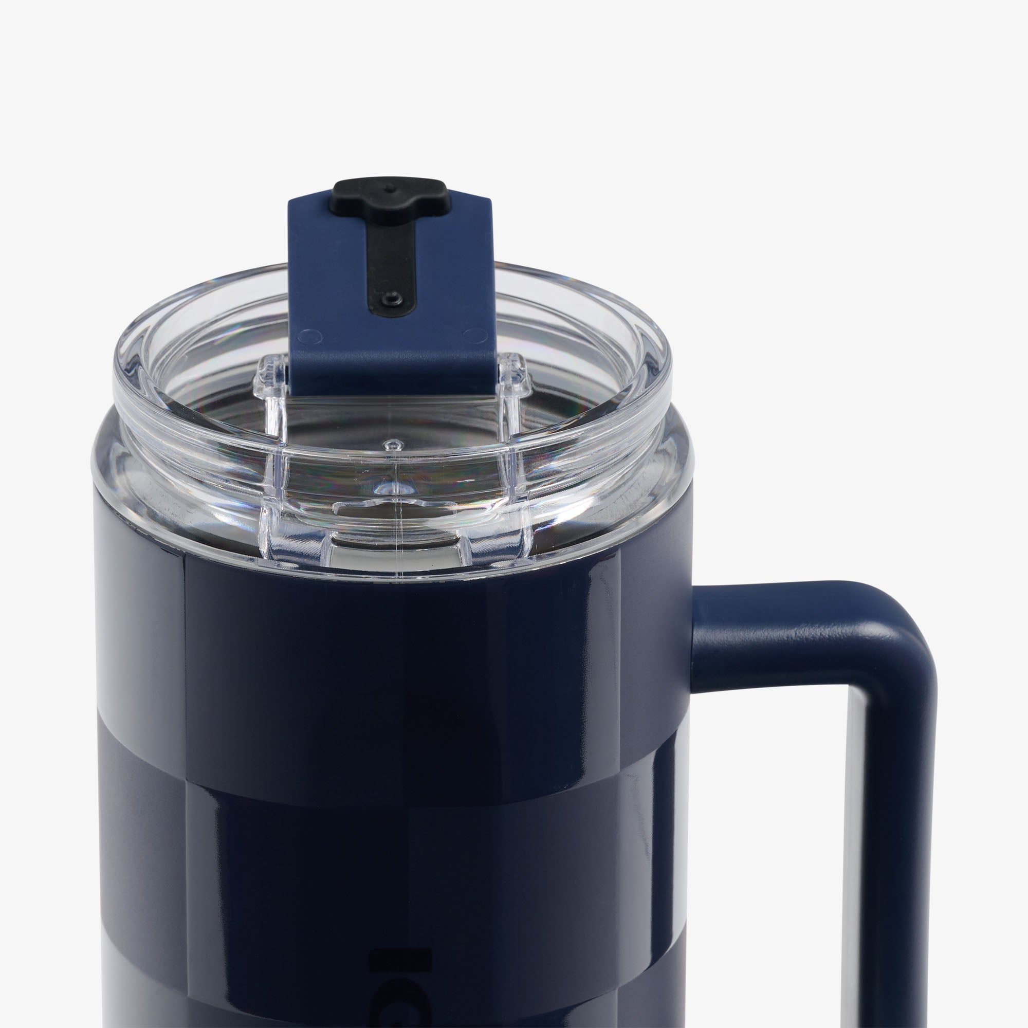 1L Beer Mug Y7 - Navy Check - Product View